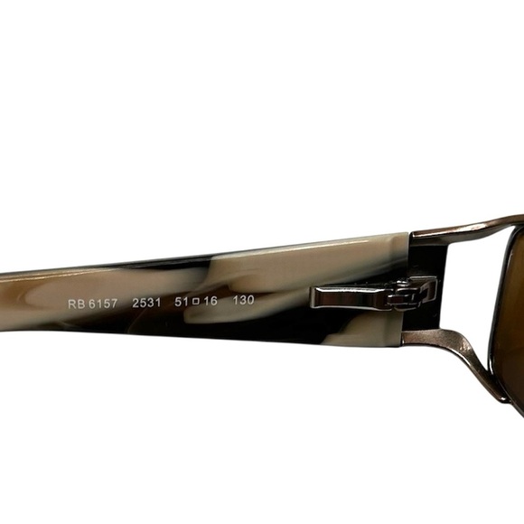 Ray-Ban‎ Brown & Tan Rectangle Eyeglass Frames. RB 6157 2531 - Picture 8 of 10